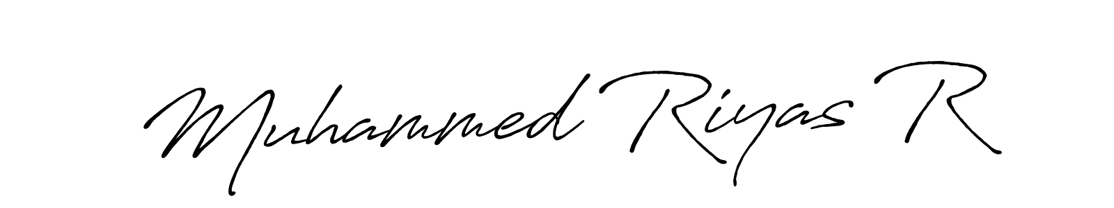 Use a signature maker to create a handwritten signature online. With this signature software, you can design (Antro_Vectra_Bolder) your own signature for name Muhammed Riyas R. Muhammed Riyas R signature style 7 images and pictures png