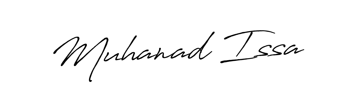 The best way (Antro_Vectra_Bolder) to make a short signature is to pick only two or three words in your name. The name Muhanad Issa include a total of six letters. For converting this name. Muhanad Issa signature style 7 images and pictures png