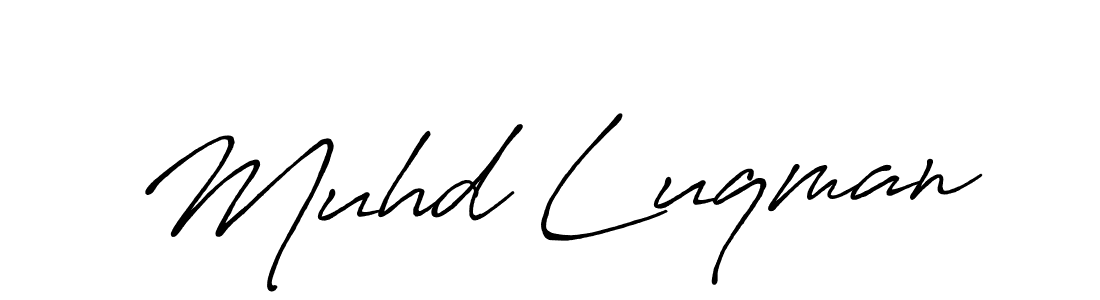 Once you've used our free online signature maker to create your best signature Antro_Vectra_Bolder style, it's time to enjoy all of the benefits that Muhd Luqman name signing documents. Muhd Luqman signature style 7 images and pictures png