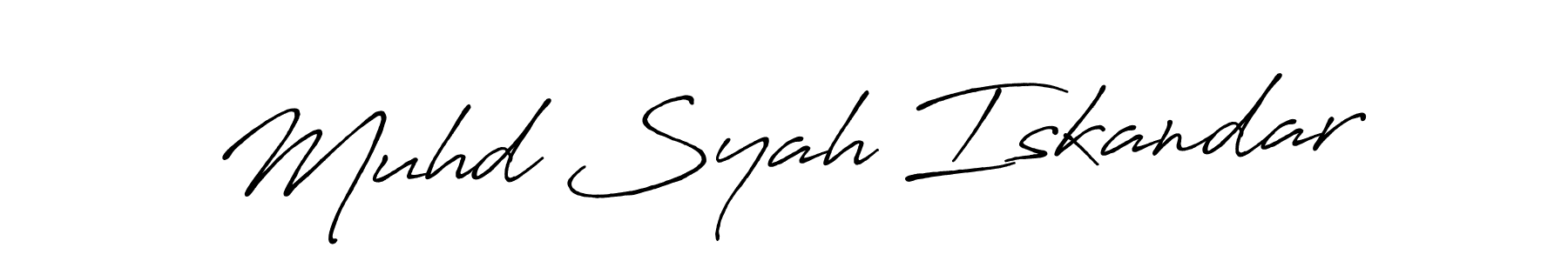Also You can easily find your signature by using the search form. We will create Muhd Syah Iskandar name handwritten signature images for you free of cost using Antro_Vectra_Bolder sign style. Muhd Syah Iskandar signature style 7 images and pictures png