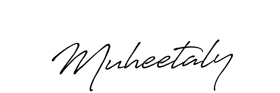 Design your own signature with our free online signature maker. With this signature software, you can create a handwritten (Antro_Vectra_Bolder) signature for name Muheetaly. Muheetaly signature style 7 images and pictures png