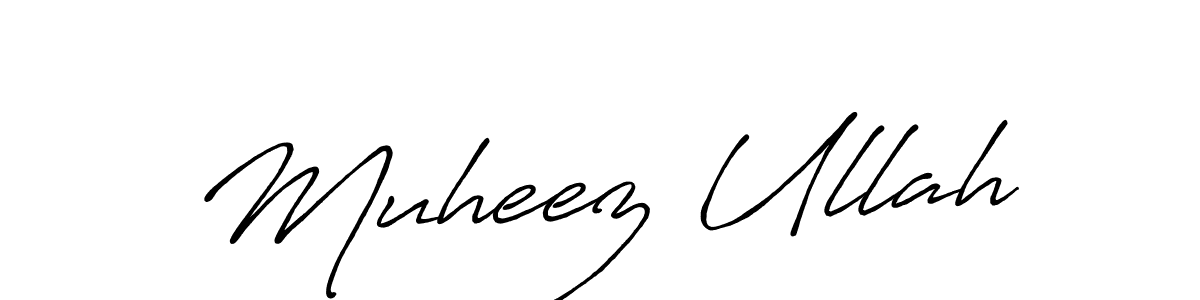 This is the best signature style for the Muheez Ullah name. Also you like these signature font (Antro_Vectra_Bolder). Mix name signature. Muheez Ullah signature style 7 images and pictures png