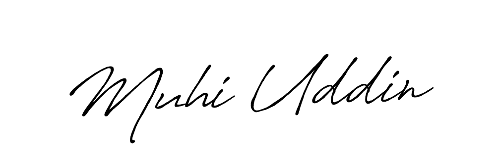 How to Draw Muhi Uddin signature style? Antro_Vectra_Bolder is a latest design signature styles for name Muhi Uddin. Muhi Uddin signature style 7 images and pictures png