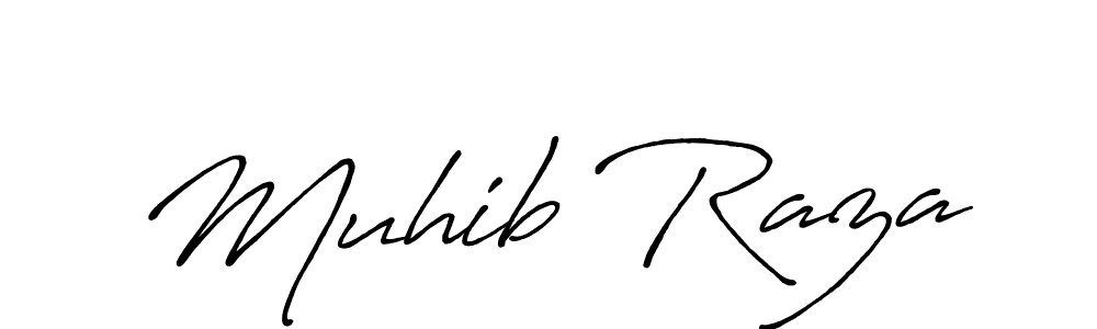 Make a short Muhib Raza signature style. Manage your documents anywhere anytime using Antro_Vectra_Bolder. Create and add eSignatures, submit forms, share and send files easily. Muhib Raza signature style 7 images and pictures png