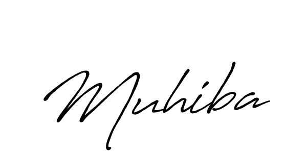 Make a beautiful signature design for name Muhiba. With this signature (Antro_Vectra_Bolder) style, you can create a handwritten signature for free. Muhiba signature style 7 images and pictures png