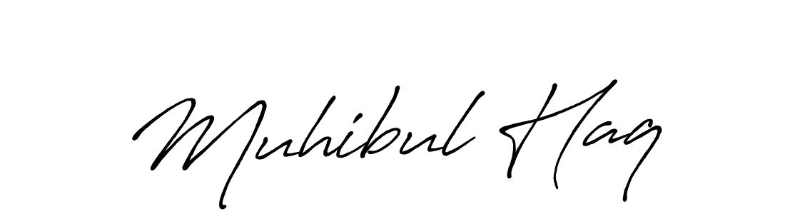 Also You can easily find your signature by using the search form. We will create Muhibul Haq name handwritten signature images for you free of cost using Antro_Vectra_Bolder sign style. Muhibul Haq signature style 7 images and pictures png