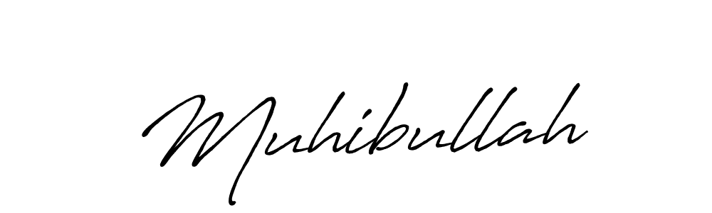 Design your own signature with our free online signature maker. With this signature software, you can create a handwritten (Antro_Vectra_Bolder) signature for name Muhibullah. Muhibullah signature style 7 images and pictures png