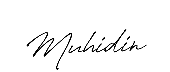 You should practise on your own different ways (Antro_Vectra_Bolder) to write your name (Muhidin) in signature. don't let someone else do it for you. Muhidin signature style 7 images and pictures png