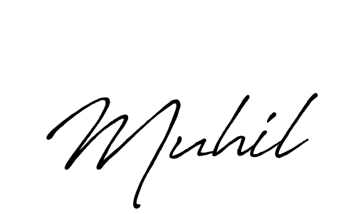 Antro_Vectra_Bolder is a professional signature style that is perfect for those who want to add a touch of class to their signature. It is also a great choice for those who want to make their signature more unique. Get Muhil name to fancy signature for free. Muhil signature style 7 images and pictures png