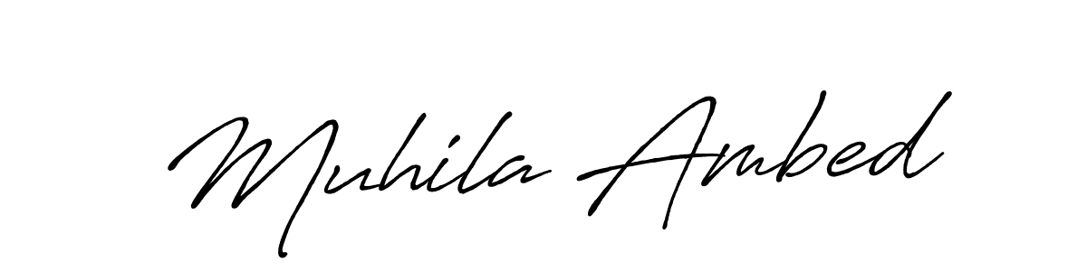 Once you've used our free online signature maker to create your best signature Antro_Vectra_Bolder style, it's time to enjoy all of the benefits that Muhila Ambed name signing documents. Muhila Ambed signature style 7 images and pictures png