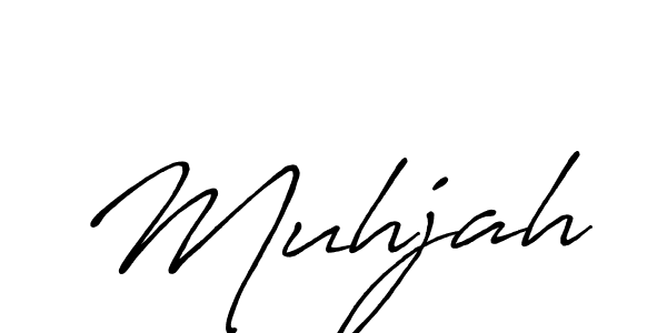 You should practise on your own different ways (Antro_Vectra_Bolder) to write your name (Muhjah) in signature. don't let someone else do it for you. Muhjah signature style 7 images and pictures png