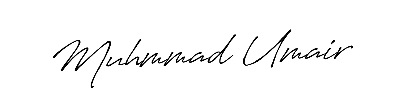 How to make Muhmmad Umair signature? Antro_Vectra_Bolder is a professional autograph style. Create handwritten signature for Muhmmad Umair name. Muhmmad Umair signature style 7 images and pictures png