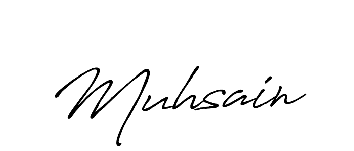 Make a beautiful signature design for name Muhsain. Use this online signature maker to create a handwritten signature for free. Muhsain signature style 7 images and pictures png