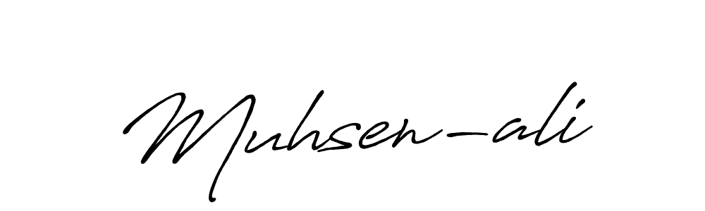 Also You can easily find your signature by using the search form. We will create Muhsen-ali name handwritten signature images for you free of cost using Antro_Vectra_Bolder sign style. Muhsen-ali signature style 7 images and pictures png