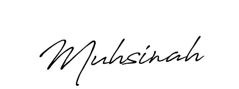 You should practise on your own different ways (Antro_Vectra_Bolder) to write your name (Muhsinah) in signature. don't let someone else do it for you. Muhsinah signature style 7 images and pictures png