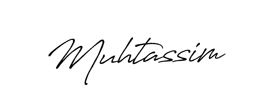 Design your own signature with our free online signature maker. With this signature software, you can create a handwritten (Antro_Vectra_Bolder) signature for name Muhtassim. Muhtassim signature style 7 images and pictures png