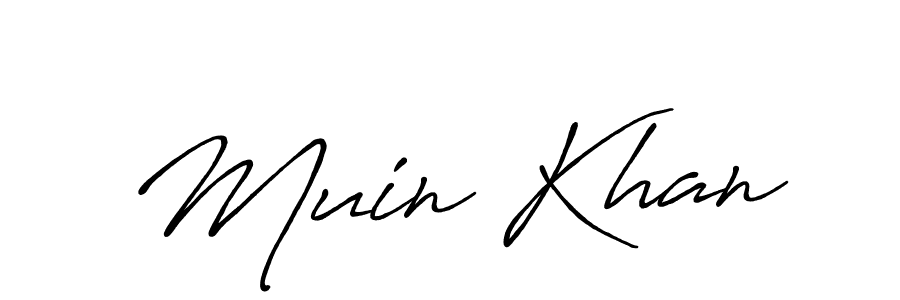 Make a beautiful signature design for name Muin Khan. Use this online signature maker to create a handwritten signature for free. Muin Khan signature style 7 images and pictures png