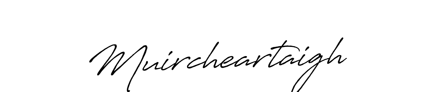 if you are searching for the best signature style for your name Muircheartaigh. so please give up your signature search. here we have designed multiple signature styles  using Antro_Vectra_Bolder. Muircheartaigh signature style 7 images and pictures png