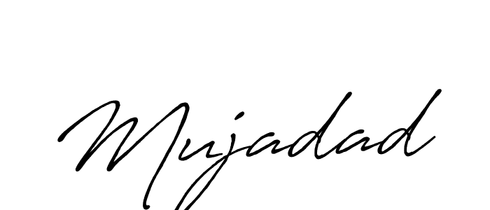 Make a beautiful signature design for name Mujadad. With this signature (Antro_Vectra_Bolder) style, you can create a handwritten signature for free. Mujadad signature style 7 images and pictures png