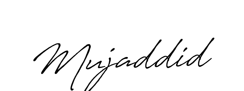 Antro_Vectra_Bolder is a professional signature style that is perfect for those who want to add a touch of class to their signature. It is also a great choice for those who want to make their signature more unique. Get Mujaddid name to fancy signature for free. Mujaddid signature style 7 images and pictures png