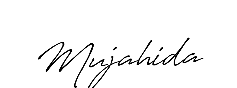 if you are searching for the best signature style for your name Mujahida. so please give up your signature search. here we have designed multiple signature styles  using Antro_Vectra_Bolder. Mujahida signature style 7 images and pictures png