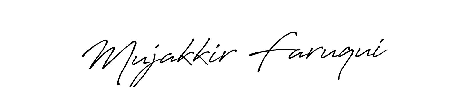 Also You can easily find your signature by using the search form. We will create Mujakkir Faruqui name handwritten signature images for you free of cost using Antro_Vectra_Bolder sign style. Mujakkir Faruqui signature style 7 images and pictures png