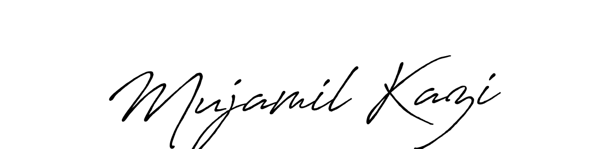This is the best signature style for the Mujamil Kazi name. Also you like these signature font (Antro_Vectra_Bolder). Mix name signature. Mujamil Kazi signature style 7 images and pictures png