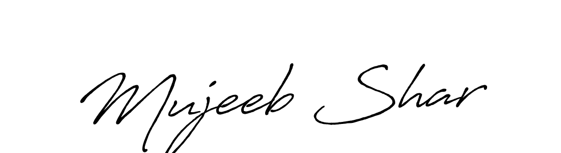 Also You can easily find your signature by using the search form. We will create Mujeeb Shar name handwritten signature images for you free of cost using Antro_Vectra_Bolder sign style. Mujeeb Shar signature style 7 images and pictures png