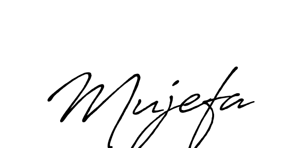 Use a signature maker to create a handwritten signature online. With this signature software, you can design (Antro_Vectra_Bolder) your own signature for name Mujefa. Mujefa signature style 7 images and pictures png
