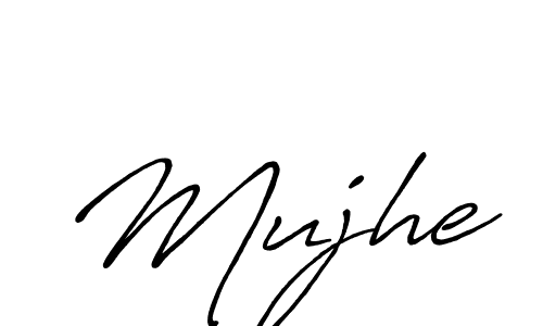 It looks lik you need a new signature style for name Mujhe. Design unique handwritten (Antro_Vectra_Bolder) signature with our free signature maker in just a few clicks. Mujhe signature style 7 images and pictures png