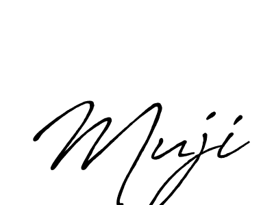 Also we have Muji name is the best signature style. Create professional handwritten signature collection using Antro_Vectra_Bolder autograph style. Muji signature style 7 images and pictures png