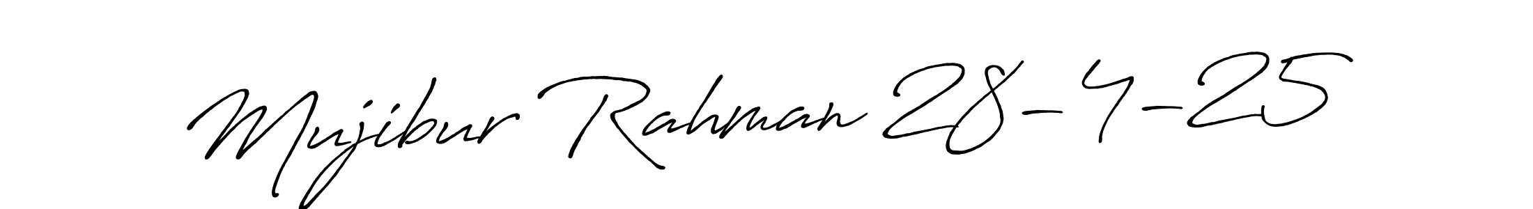 Mujibur Rahman 28-4-25 stylish signature style. Best Handwritten Sign (Antro_Vectra_Bolder) for my name. Handwritten Signature Collection Ideas for my name Mujibur Rahman 28-4-25. Mujibur Rahman 28-4-25 signature style 7 images and pictures png