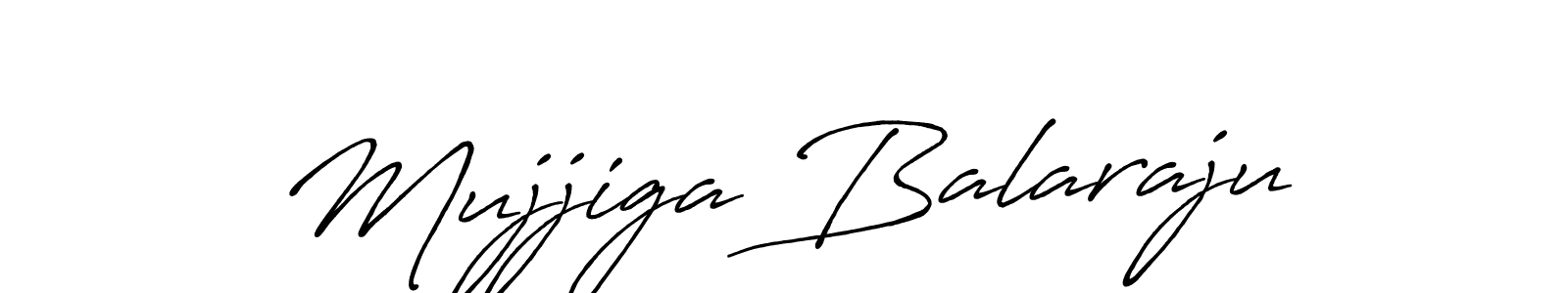 Use a signature maker to create a handwritten signature online. With this signature software, you can design (Antro_Vectra_Bolder) your own signature for name Mujjiga Balaraju. Mujjiga Balaraju signature style 7 images and pictures png