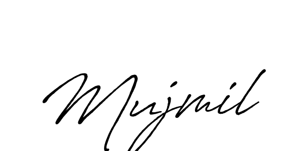 Create a beautiful signature design for name Mujmil. With this signature (Antro_Vectra_Bolder) fonts, you can make a handwritten signature for free. Mujmil signature style 7 images and pictures png