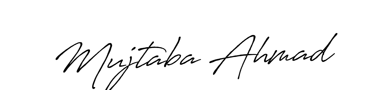 You can use this online signature creator to create a handwritten signature for the name Mujtaba Ahmad. This is the best online autograph maker. Mujtaba Ahmad signature style 7 images and pictures png