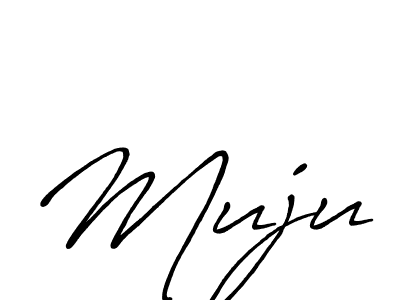 You should practise on your own different ways (Antro_Vectra_Bolder) to write your name (Muju) in signature. don't let someone else do it for you. Muju signature style 7 images and pictures png