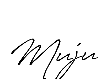 You should practise on your own different ways (Antro_Vectra_Bolder) to write your name (Muju) in signature. don't let someone else do it for you. Muju signature style 7 images and pictures png