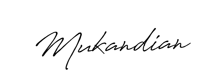 Design your own signature with our free online signature maker. With this signature software, you can create a handwritten (Antro_Vectra_Bolder) signature for name Mukandian. Mukandian signature style 7 images and pictures png