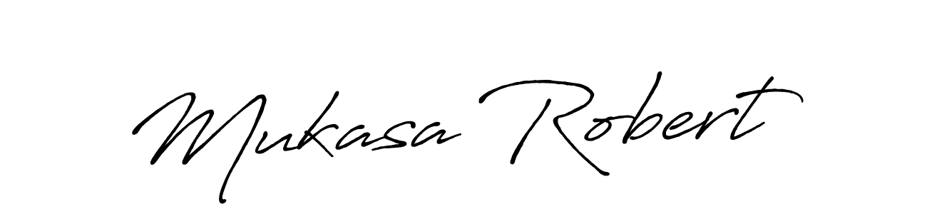 Use a signature maker to create a handwritten signature online. With this signature software, you can design (Antro_Vectra_Bolder) your own signature for name Mukasa Robert. Mukasa Robert signature style 7 images and pictures png
