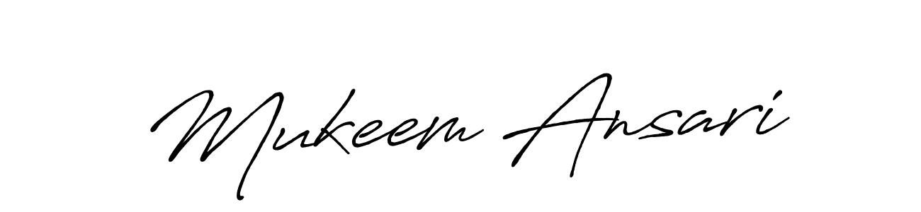Use a signature maker to create a handwritten signature online. With this signature software, you can design (Antro_Vectra_Bolder) your own signature for name Mukeem Ansari. Mukeem Ansari signature style 7 images and pictures png