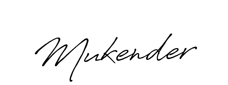 Design your own signature with our free online signature maker. With this signature software, you can create a handwritten (Antro_Vectra_Bolder) signature for name Mukender. Mukender signature style 7 images and pictures png