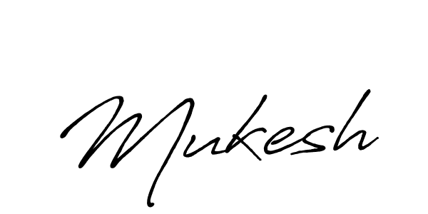 Create a beautiful signature design for name Mukesh. With this signature (Antro_Vectra_Bolder) fonts, you can make a handwritten signature for free. Mukesh signature style 7 images and pictures png