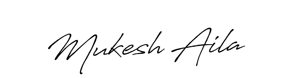 Best and Professional Signature Style for Mukesh Aila. Antro_Vectra_Bolder Best Signature Style Collection. Mukesh Aila signature style 7 images and pictures png