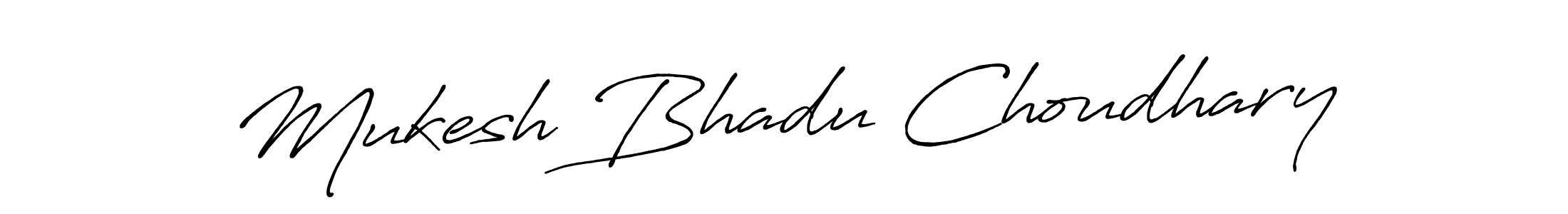 Make a short Mukesh Bhadu Choudhary signature style. Manage your documents anywhere anytime using Antro_Vectra_Bolder. Create and add eSignatures, submit forms, share and send files easily. Mukesh Bhadu Choudhary signature style 7 images and pictures png