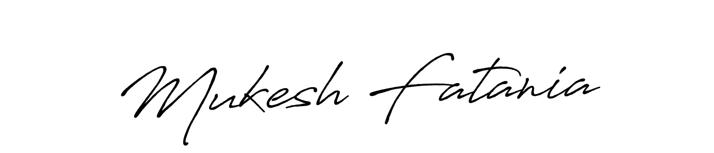 Make a short Mukesh Fatania signature style. Manage your documents anywhere anytime using Antro_Vectra_Bolder. Create and add eSignatures, submit forms, share and send files easily. Mukesh Fatania signature style 7 images and pictures png