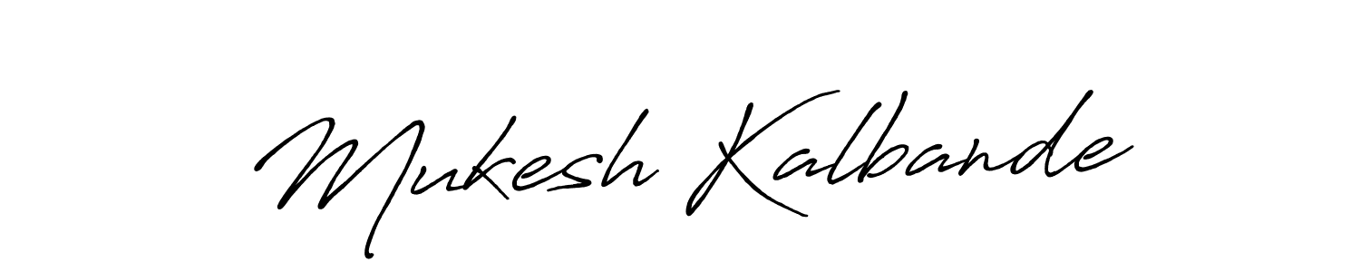 Mukesh Kalbande stylish signature style. Best Handwritten Sign (Antro_Vectra_Bolder) for my name. Handwritten Signature Collection Ideas for my name Mukesh Kalbande. Mukesh Kalbande signature style 7 images and pictures png