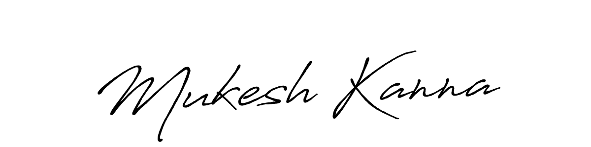 How to make Mukesh Kanna signature? Antro_Vectra_Bolder is a professional autograph style. Create handwritten signature for Mukesh Kanna name. Mukesh Kanna signature style 7 images and pictures png