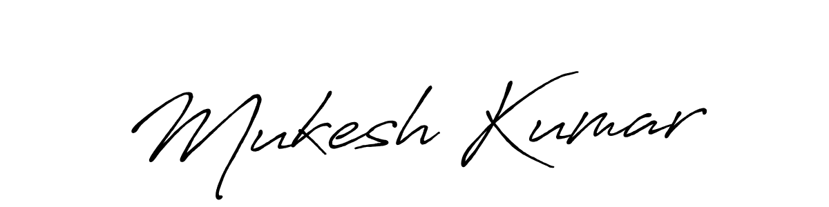 How to make Mukesh Kumar signature? Antro_Vectra_Bolder is a professional autograph style. Create handwritten signature for Mukesh Kumar name. Mukesh Kumar signature style 7 images and pictures png