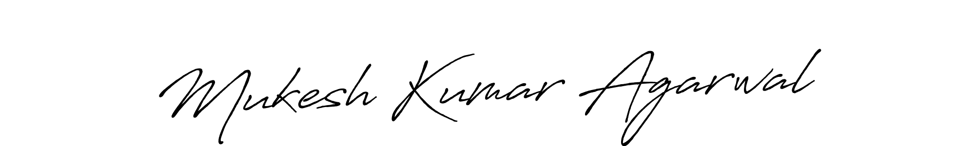 How to make Mukesh Kumar Agarwal signature? Antro_Vectra_Bolder is a professional autograph style. Create handwritten signature for Mukesh Kumar Agarwal name. Mukesh Kumar Agarwal signature style 7 images and pictures png