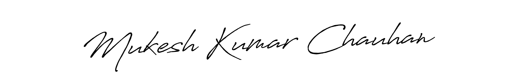 Antro_Vectra_Bolder is a professional signature style that is perfect for those who want to add a touch of class to their signature. It is also a great choice for those who want to make their signature more unique. Get Mukesh Kumar Chauhan name to fancy signature for free. Mukesh Kumar Chauhan signature style 7 images and pictures png